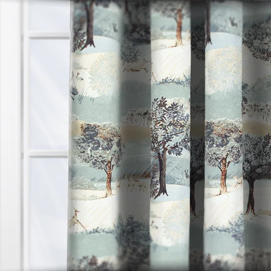 Laura Ashley Hartington Jade Green curtain