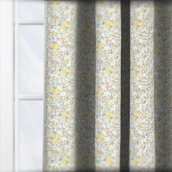 Laura Ashley Rowena Pale Gold curtain