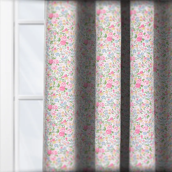 Laura Ashley Rowena Peony Pink curtain