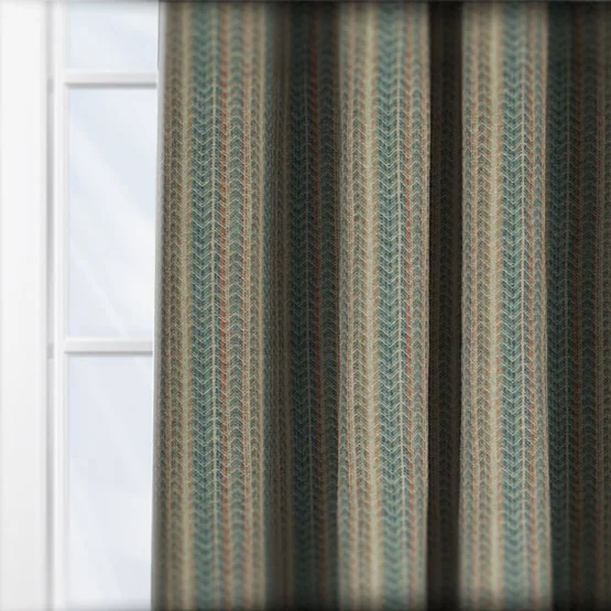 MOON Anderson Aqua Rust curtain