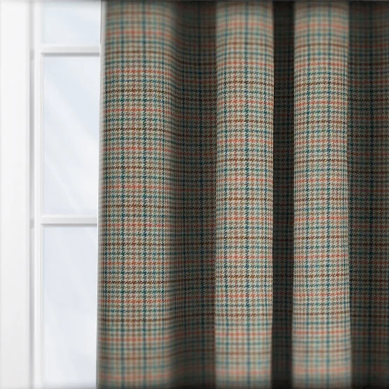 MOON Aveyard Aqua Rust curtain