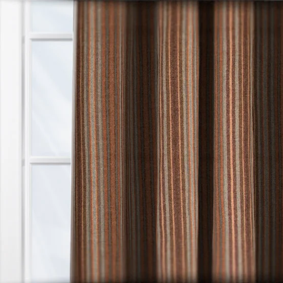 MOON Burleigh Terracotta curtain
