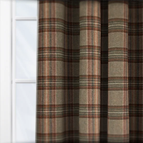 MOON Coates Sage Red curtain