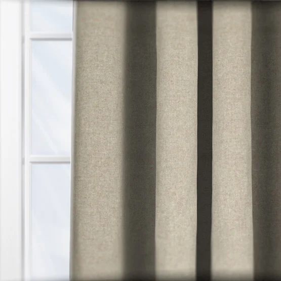 MOON Earth Oatmeal curtain