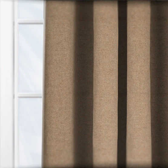 MOON Earth Pecan curtain