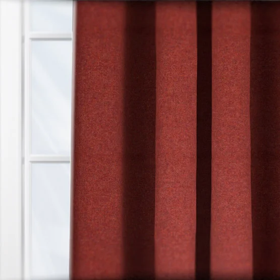 MOON Earth Raspberry curtain