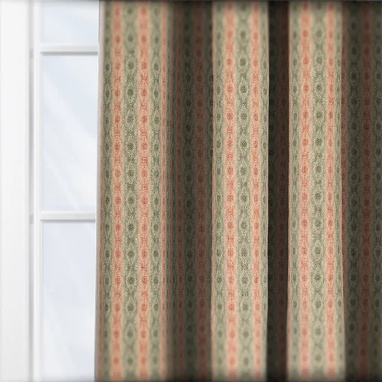 MOON Netherfield Sage Red curtain