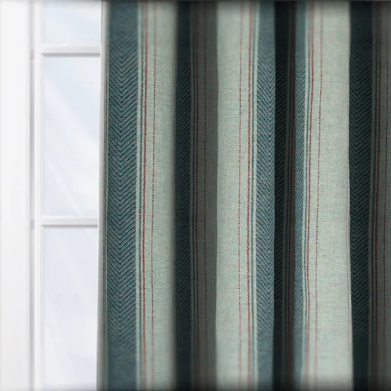 MOON Regency Silver Aqua curtain