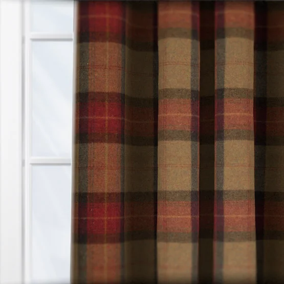 MOON Skye Claret curtain
