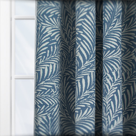 Prestigious Textiles Acoustic Cobalt curtain