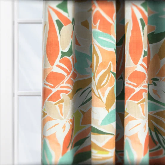 Adriana Papaya curtain