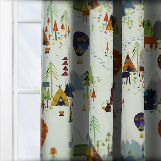 Away We Go Jungle curtain