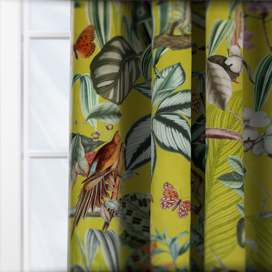 Prestigious Textiles Barbados Citron curtain