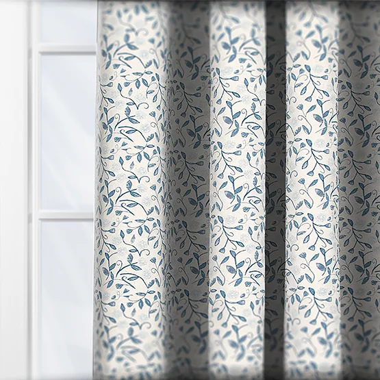 Barbara Bluebell curtain