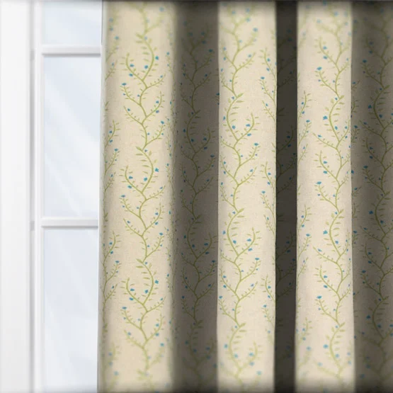 Boughton Cornflower curtain