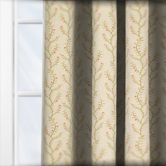 Boughton Poppy curtain