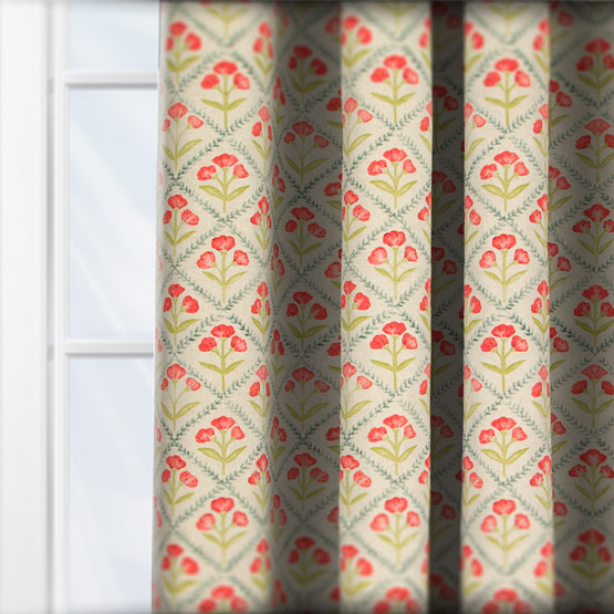 Prestigious Textiles Chatsworth Poppy curtain