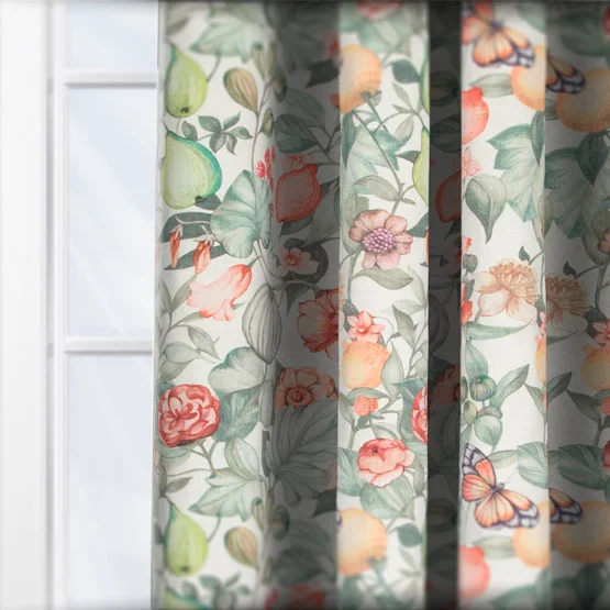 Clemence Papaya curtain