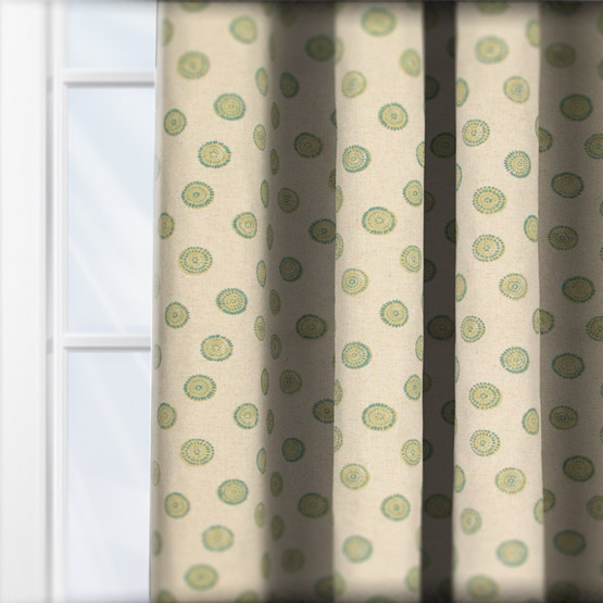 Prestigious Textiles Daisy Olive curtain