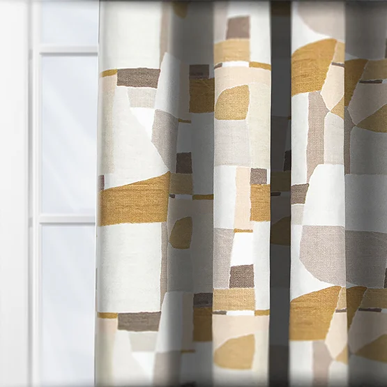 Eastwood Ochre curtain
