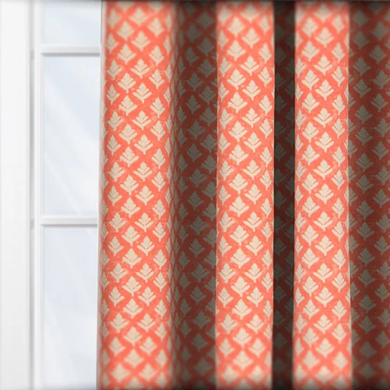 Elsham Poppy curtain