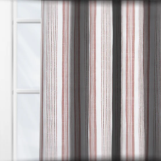 Foxhall Apricot curtain