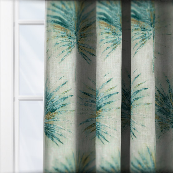 Prestigious Textiles Greenery Indigo curtain
