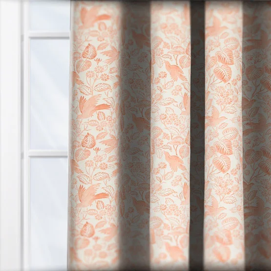 Hollies Apricot curtain