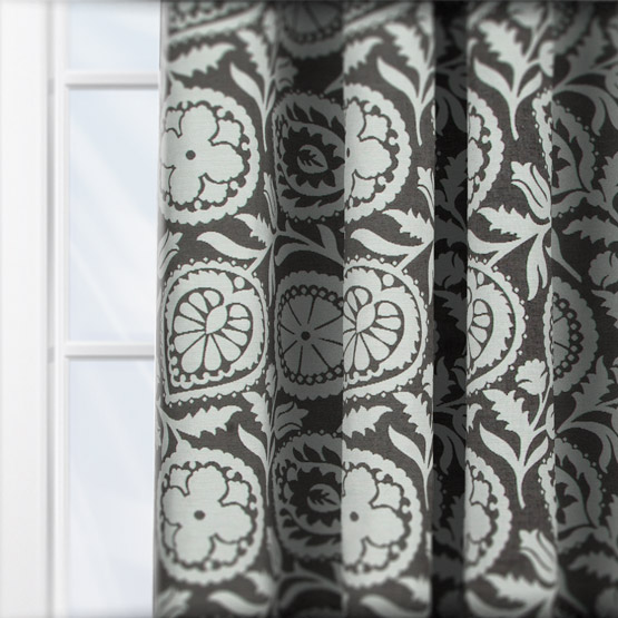 Prestigious Textiles Lancaster Slate curtain