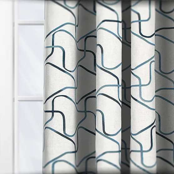 Lauder Cobalt curtain
