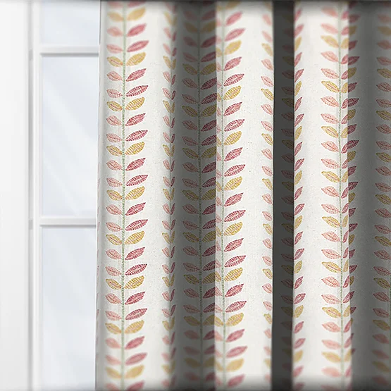 Lili Raspberry curtain