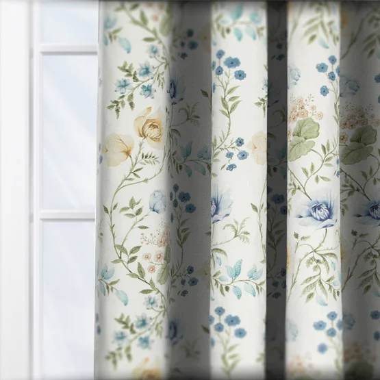 Longmoor Cornflower curtain