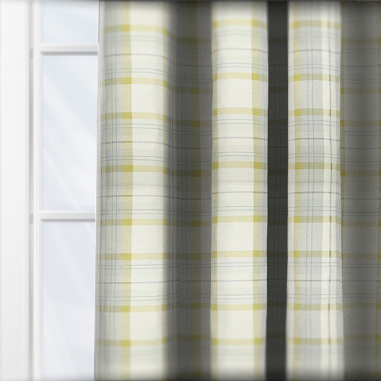 Prestigious Textiles Munro Chartreuse curtain
