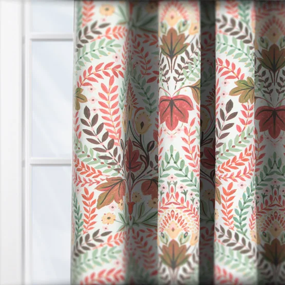 Script Cherry curtain