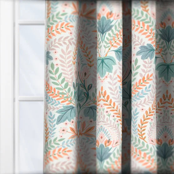 Script Peach curtain