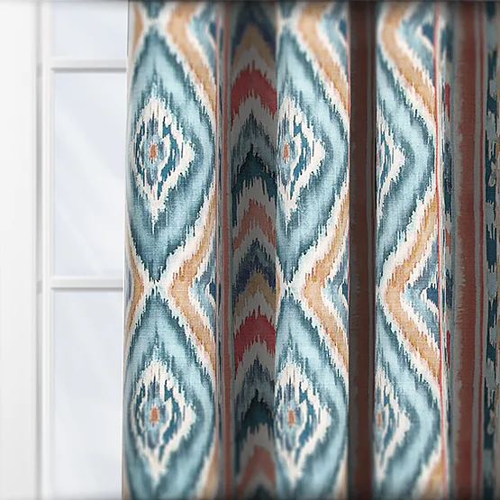 Sekani Indigo curtain