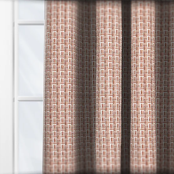 Temika Cinnabar curtain