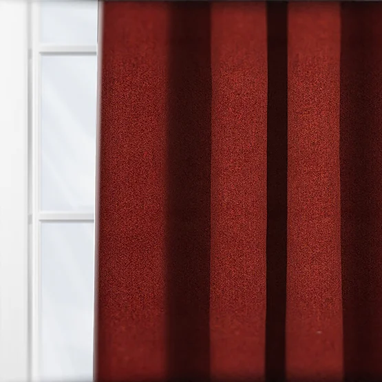 Wexley Cranberry curtain