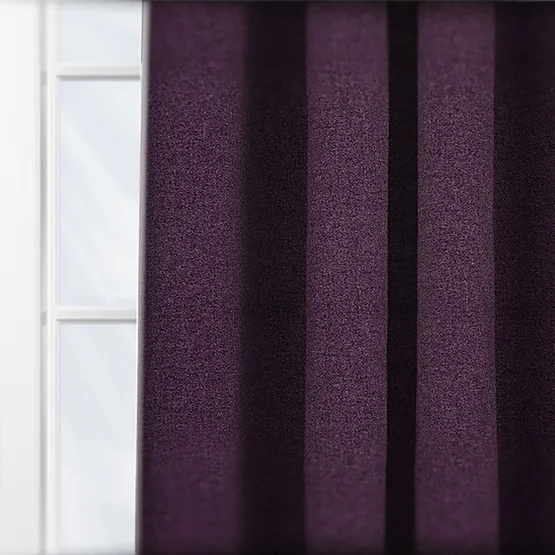 Wexley Mulberry curtain