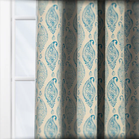 Wollerton Cornflower curtain