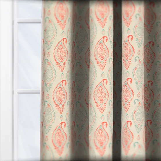 Wollerton Poppy curtain