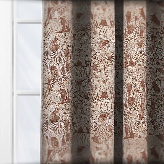 Zambezi Sienna curtain