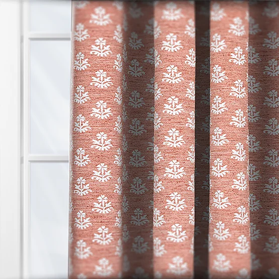Zari Tangerine curtain