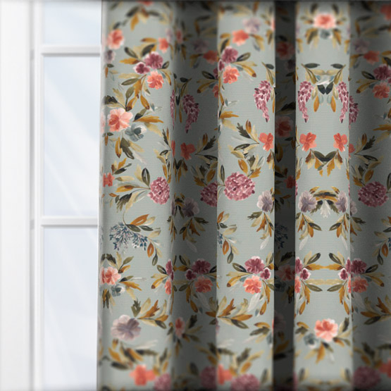 Sonova Studio Bloom Nouveau Sage curtain