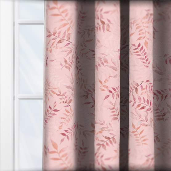 Sonova Studio Kaleidoscope Leaves Blush Pink curtain