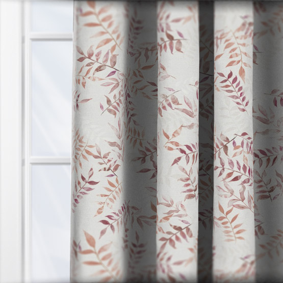 Sonova Studio Kaleidoscope Leaves Powder Blush curtain