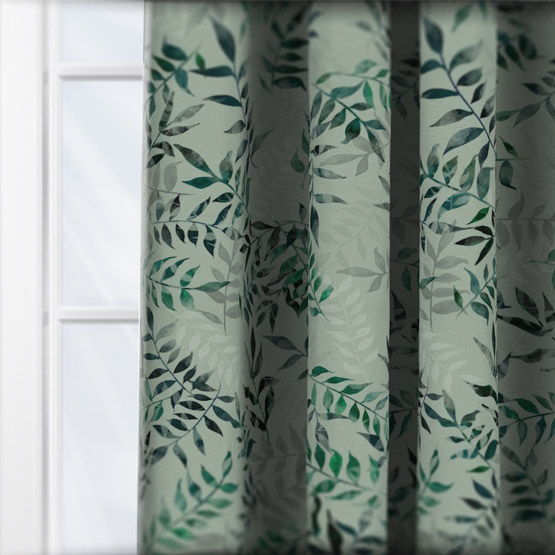 Sonova Studio Kaleidoscope Leaves Sage curtain