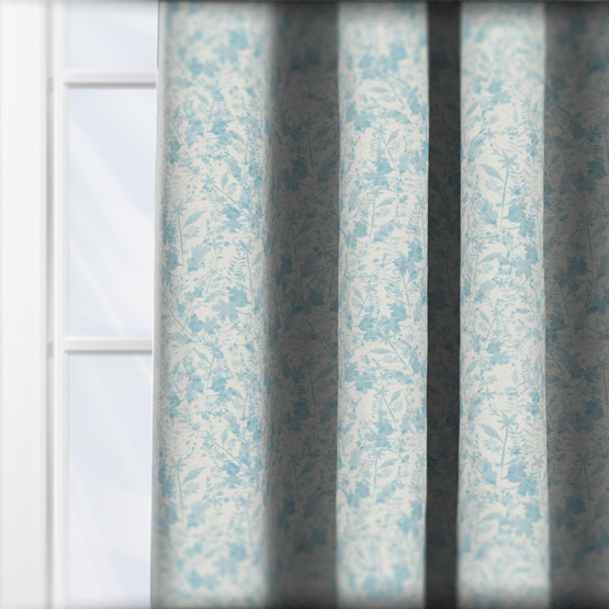 Sonova Studio Leafy Sky Blue curtain