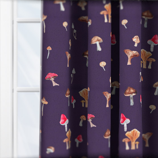 Sonova Studio Mushroom Forage Purple curtain