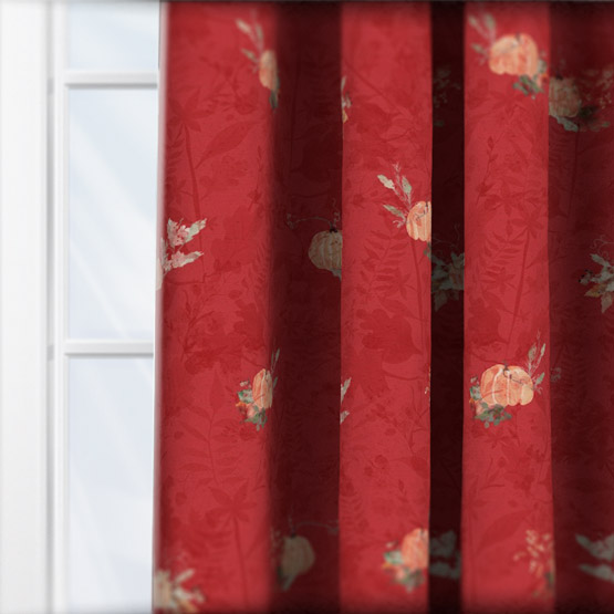 Sonova Studio Pumpkin Spice Red curtain